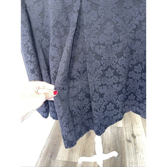 J Jill Sz 14P Petite Black Carpet Bag Jacket Button Front Blazer Career Lined - Picture 6 of 13